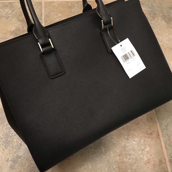 KATE SPADE LARGE SATCHEL BLACK CAMERON CROSSBODY - Picture 7 of 8